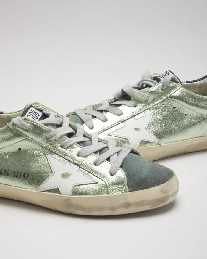 Golden Goose Superstar Green Trainers - UK5 sold by Rokit product image thumbnail 5