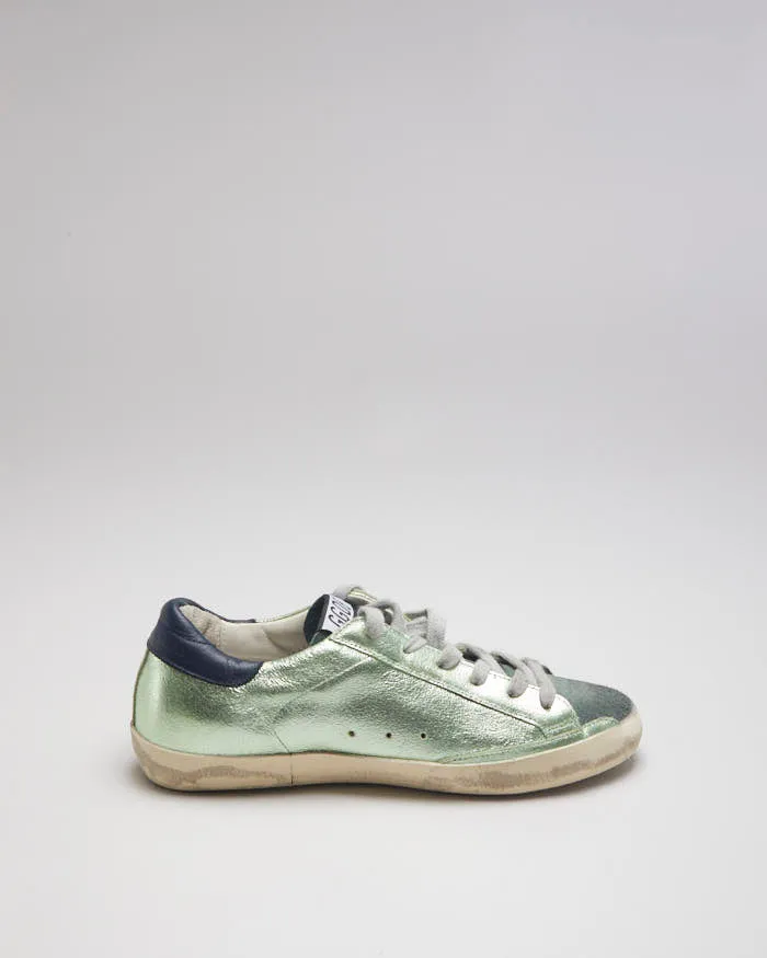 Golden Goose Superstar Green Trainers - UK5 sold by Rokit product image thumbnail 2