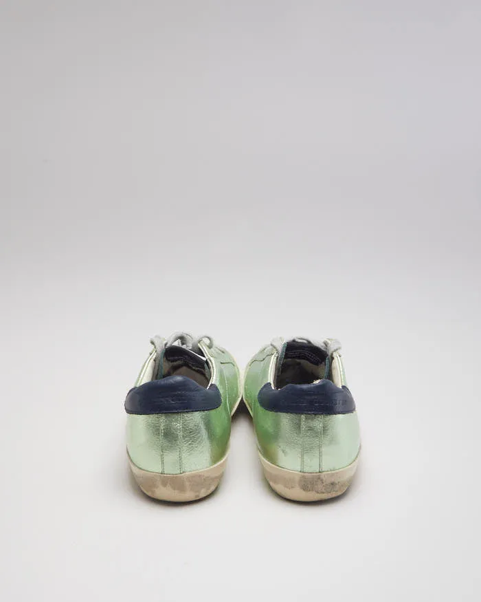 Golden Goose Superstar Green Trainers - UK5 sold by Rokit product image thumbnail 4