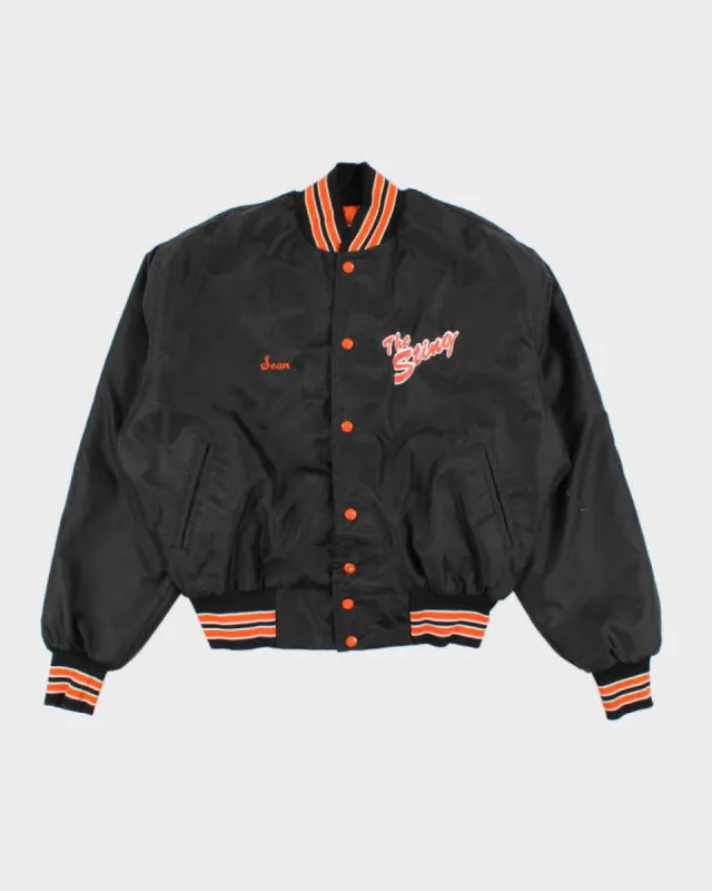 90s Vintage Mens BlackThe Sting Coach Bomber Jacket - XL sold by Rokit