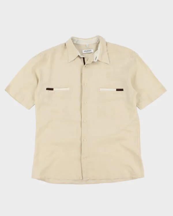 Balmain Short Sleeve Shirt - XL sold by Rokit