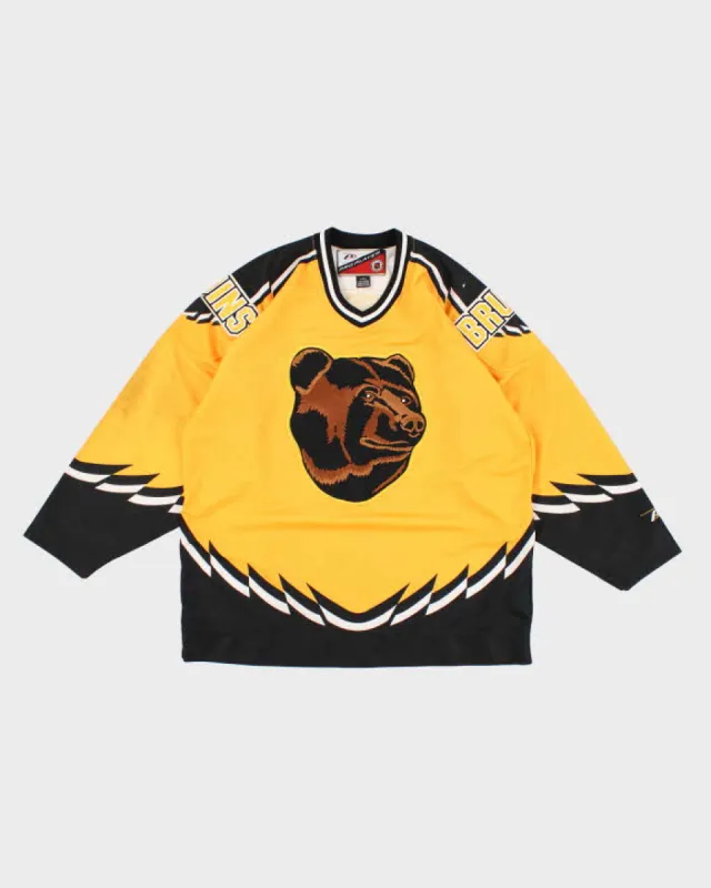 Mens Yellow NHL X Boston Bears Sports Jersey - L made by NHL