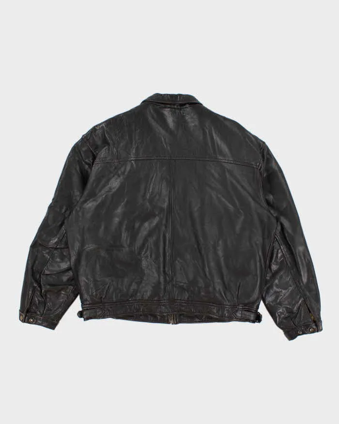 Vintage 80s/90s Aliza's Outerwear Quilt Lined Leather Jacket - XL sold by Rokit product image thumbnail 2