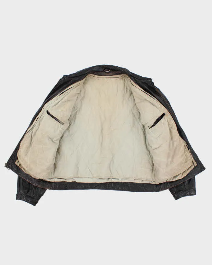 Vintage 80s/90s Aliza's Outerwear Quilt Lined Leather Jacket - XL sold by Rokit product image thumbnail 5