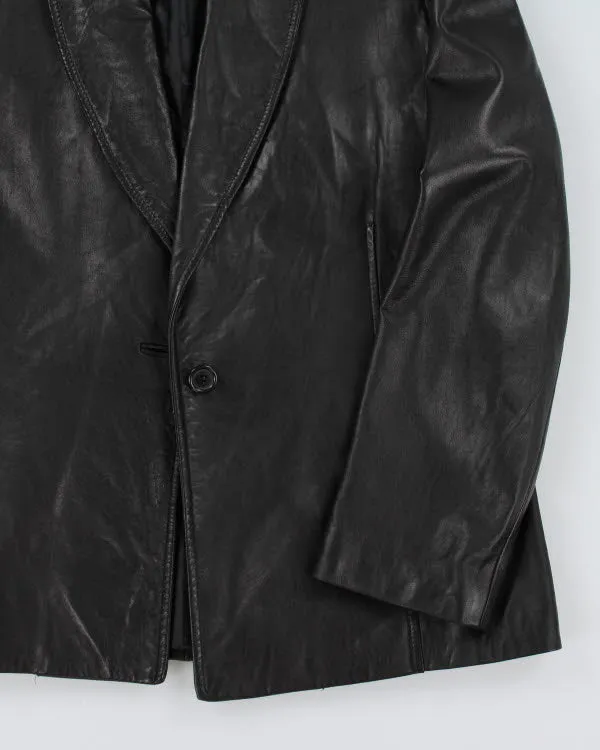 Danier Black Leather Blazer Jacket - M sold by Rokit product image thumbnail 5