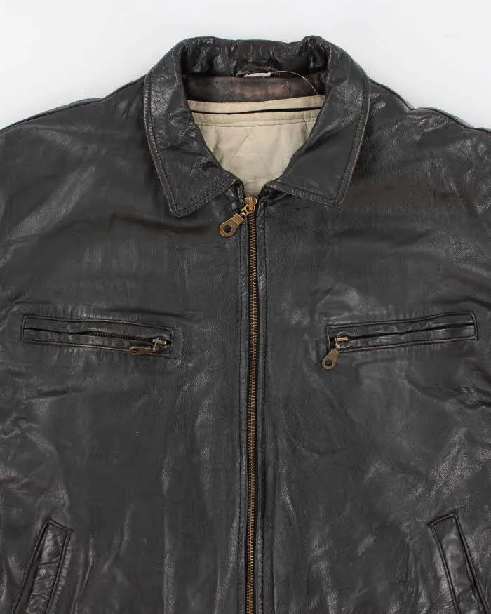 Vintage 80s/90s Aliza's Outerwear Quilt Lined Leather Jacket - XL sold by Rokit product image thumbnail 3