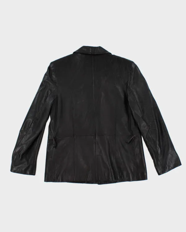 Danier Black Leather Blazer Jacket - M sold by Rokit product image thumbnail 2