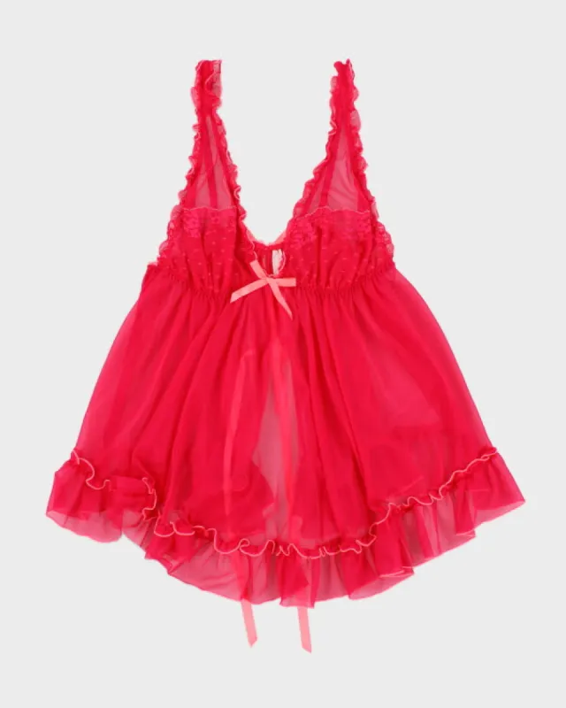 Y2k 00s Victoria's Secret Pink Cami - L sold by Rokit