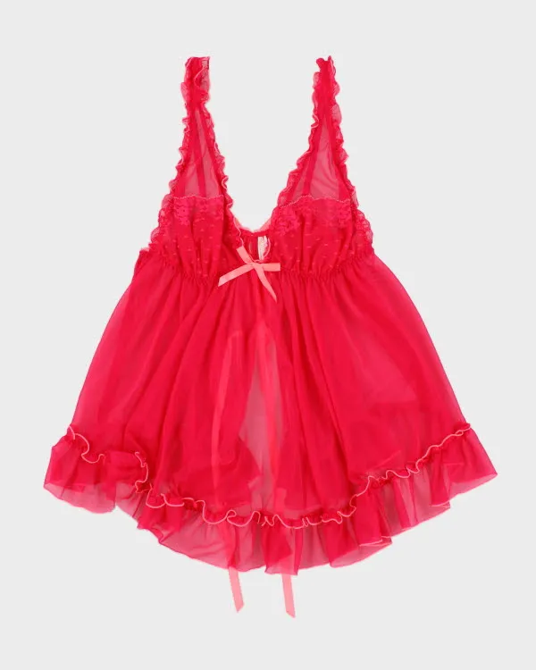 Y2k 00s Victoria's Secret Pink Cami - L sold by Rokit