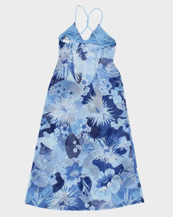 Y2k 00s LA Senza Mesh Floral Backless Dress - M sold by Rokit product image thumbnail 2