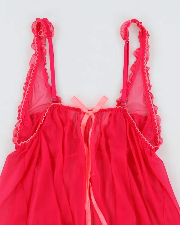 Y2k 00s Victoria's Secret Pink Cami - L sold by Rokit product image thumbnail 4