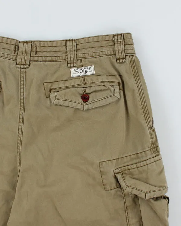 Polo Ralph Lauren Khaki Green Cargo Shorts - W36 sold by Rokit product image thumbnail 4