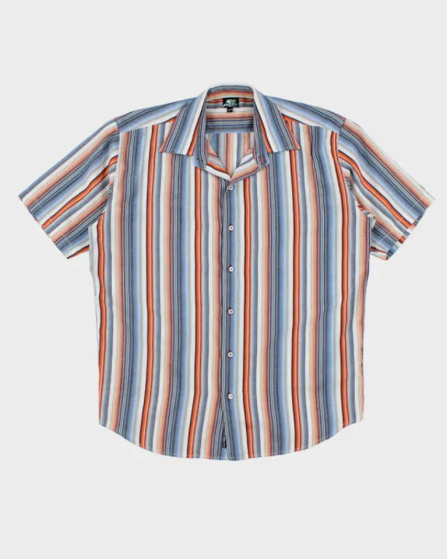 Y2k 00s Point Zero Stripe Shirt - M sold by Rokit