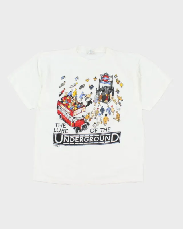 Vintage 80's London Underground T-Shirt - XL sold by Rokit