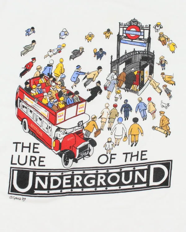 Vintage 80's London Underground T-Shirt - XL sold by Rokit product image thumbnail 4