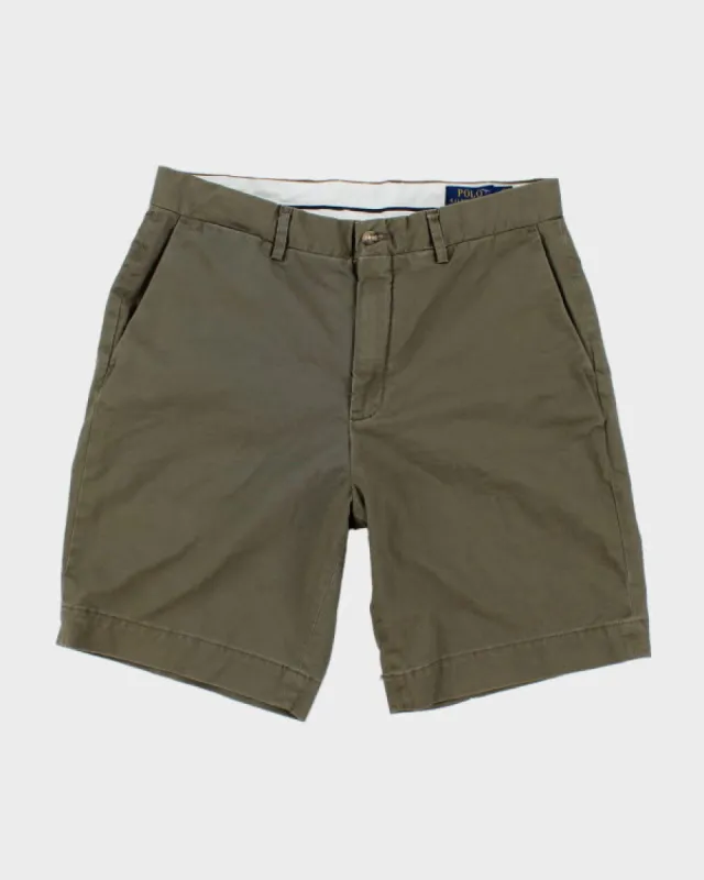 Polo Ralph Lauren Khaki Green Chino Shorts - W34 made by Ralph Lauren