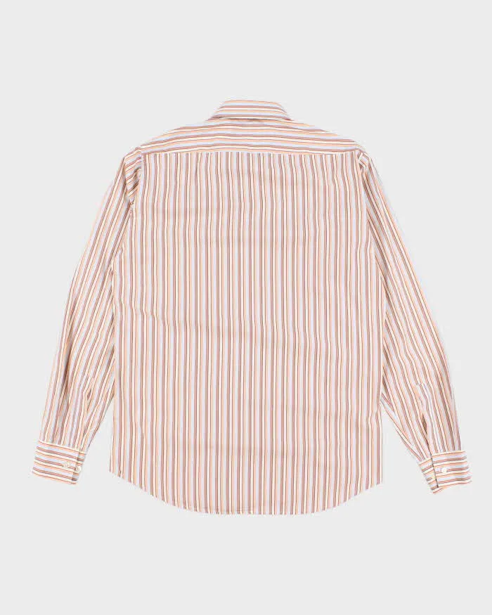 Men's Orange Striped Boss Shirt - M sold by Rokit product image thumbnail 2
