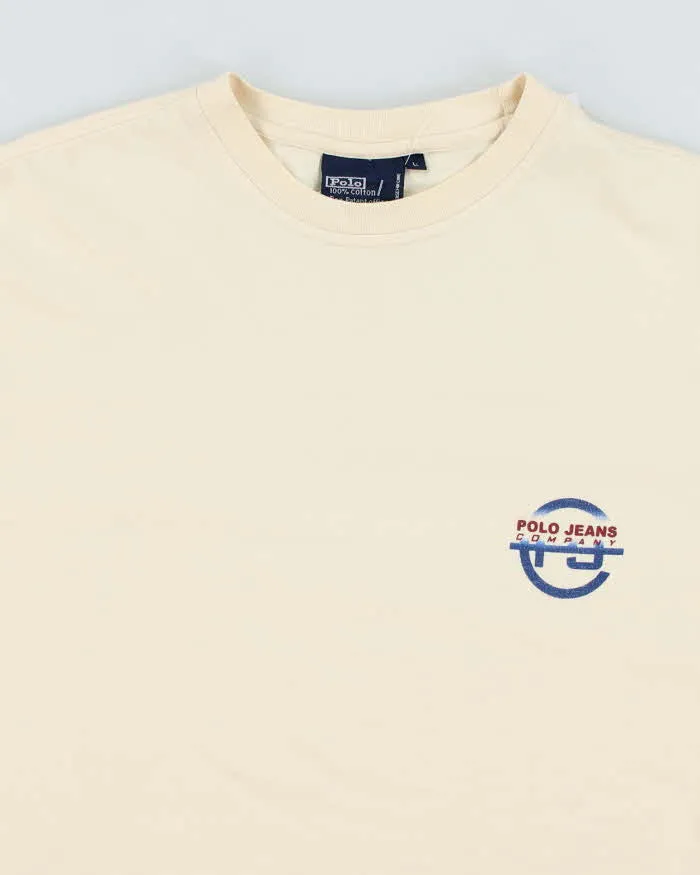 Vintage 90's Ralph Lauren Polo Graphic T-Shirt - L sold by Rokit product image thumbnail 3