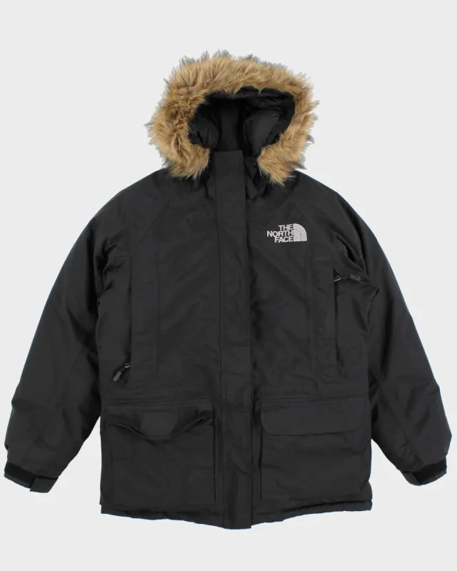 The North Face Black Nylon Parka With Fur Hood - S sold by Rokit