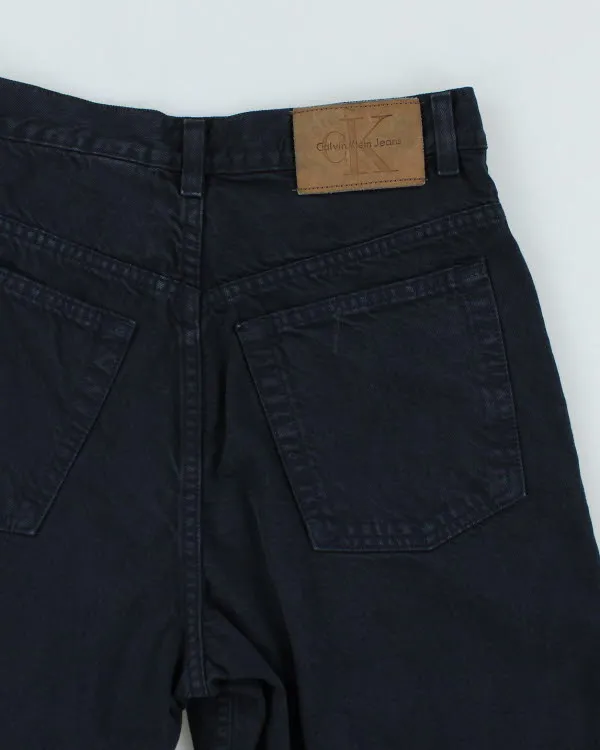 Vintage Calvin Klein Dark Wash Denim Shorts - W28 L9 sold by Rokit product image thumbnail 4
