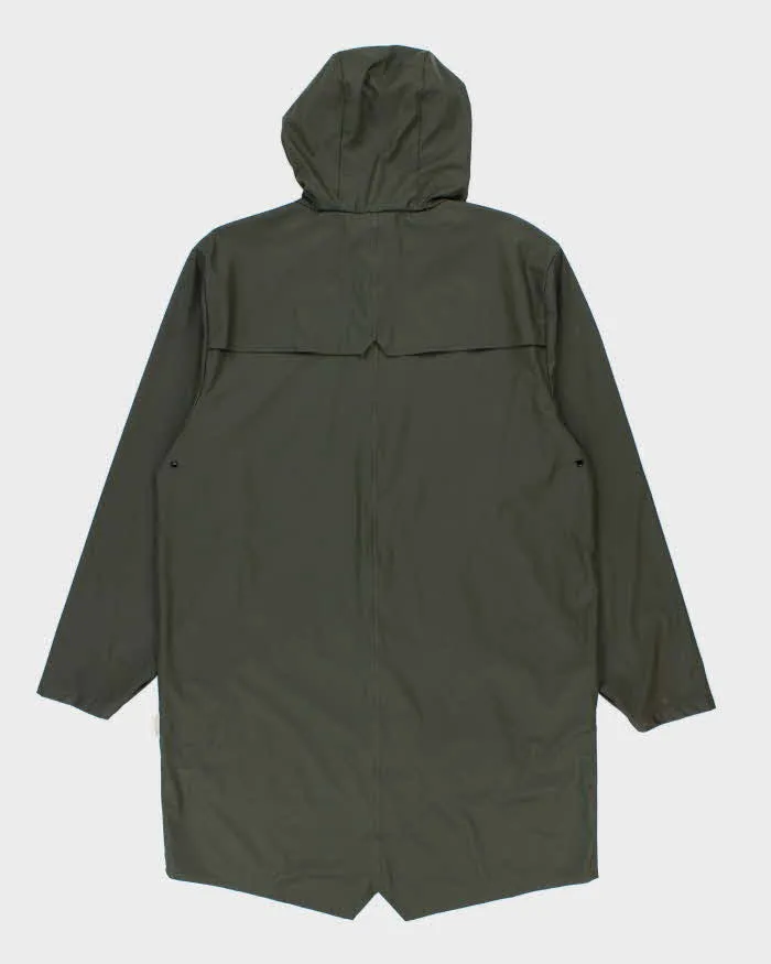 Men's Green Rains Waterproof Long Line Hooded Jacket - M sold by Rokit product image thumbnail 2