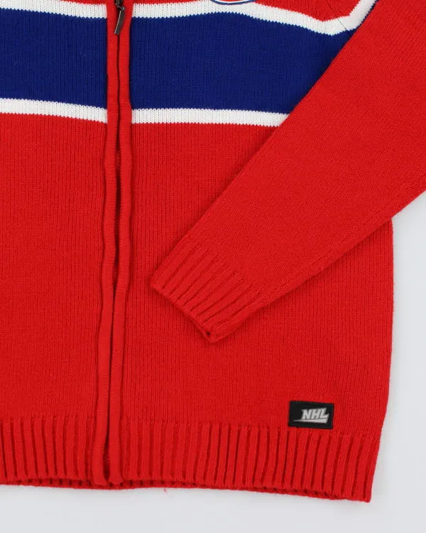 Deadstock Montreal National Hockey League NHL Zip-up Knit Jumper - L sold by Rokit product image thumbnail 4