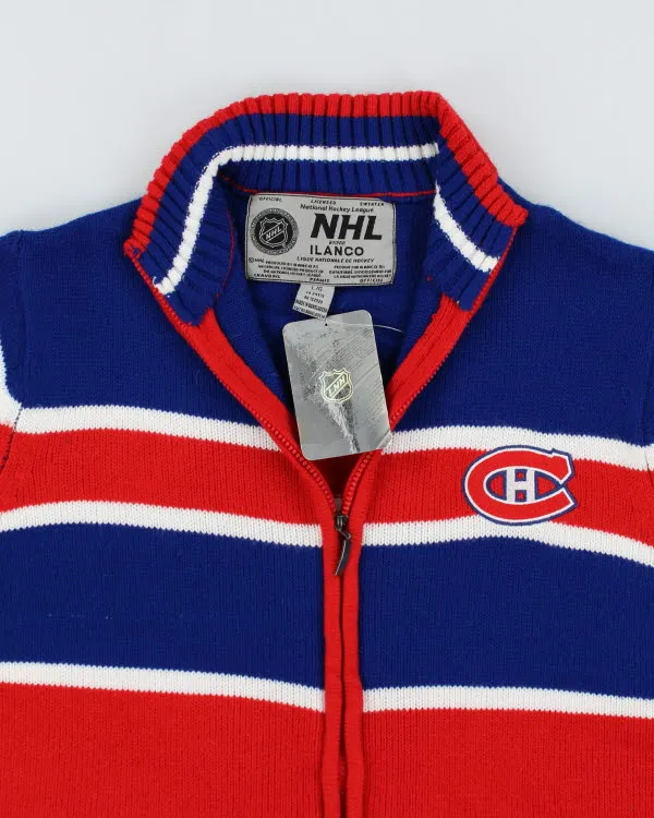 Deadstock Montreal National Hockey League NHL Zip-up Knit Jumper - L sold by Rokit product image thumbnail 3