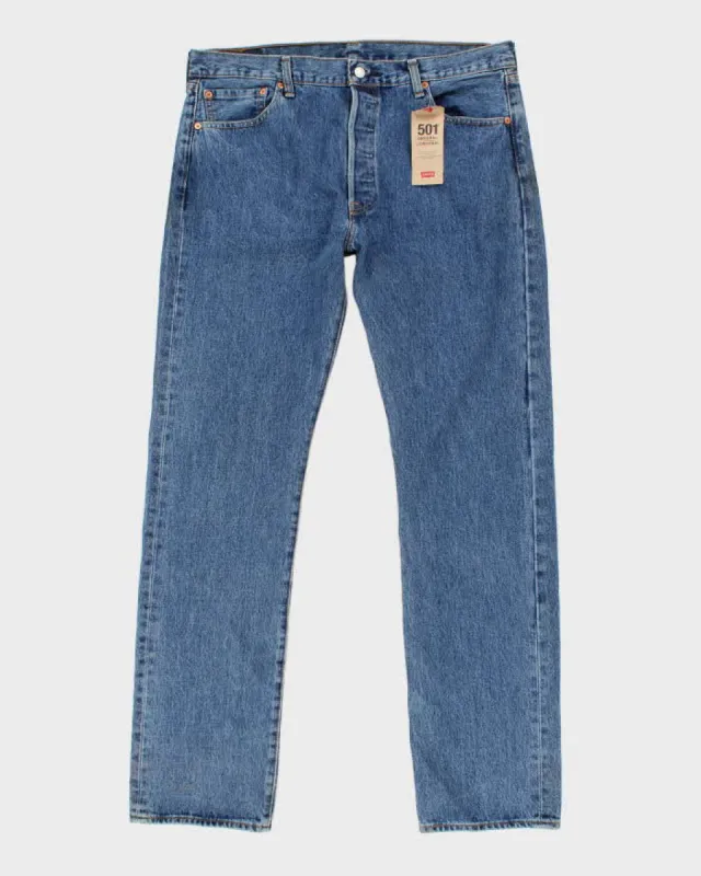 Levi's 501 Medium Wash Jeans - W36 L34 made by Levi's