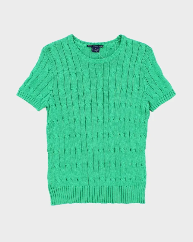 Vintage 90s Ralph Lauren Short Sleeve Sweater - S sold by Rokit