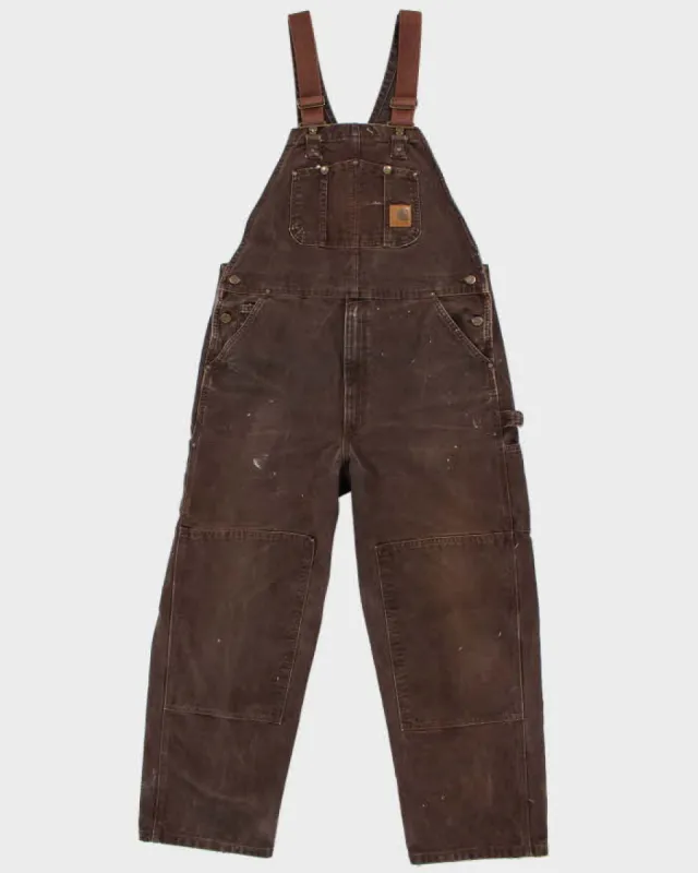 Mens Brown Carhartt Dungarees - L sold by Rokit