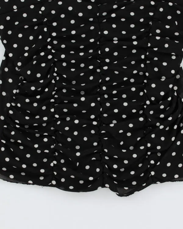 Y2k 00s Suzy Polka Dot Mesh Cami - XL sold by Rokit product image thumbnail 4