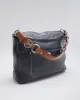 Vintage Black Leather Coach Handbag sold by Rokit