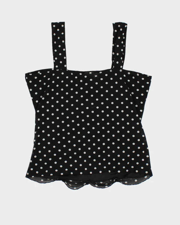 Y2k 00s Suzy Polka Dot Mesh Cami - XL sold by Rokit product image thumbnail 2