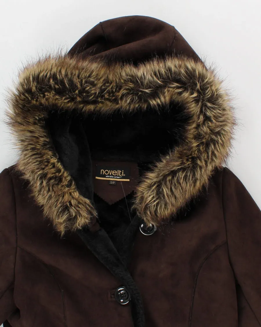 Vintage Novelti Faux Fur Hooded Coat - S sold by Rokit product image thumbnail 3