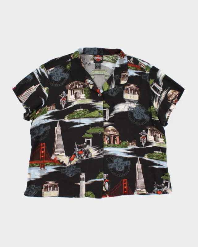 Harley Davidson Hawaiian Style Shirt - XXL sold by Rokit