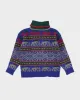 Vintage 80s Eddie Bauer Patterned Wool Turtleneck - S sold by Rokit