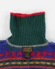 Vintage 80s Eddie Bauer Patterned Wool Turtleneck - S sold by Rokit