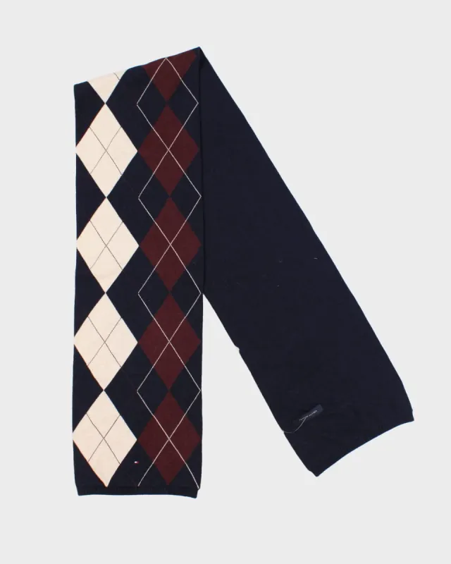 00s Tommy Hilfiger Argyle Scarf made by Tommy Hilfiger
