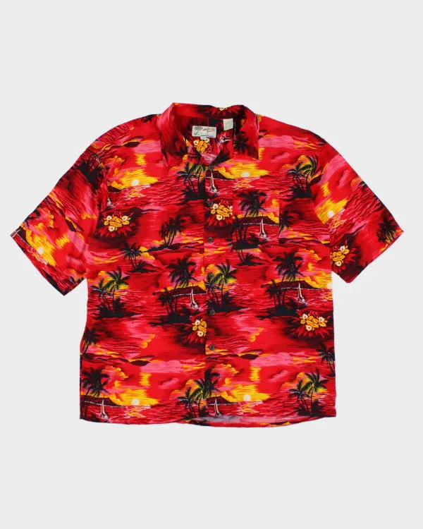 Vintage Aloha Joe Red Hawaiian Shirt - XXL sold by Rokit