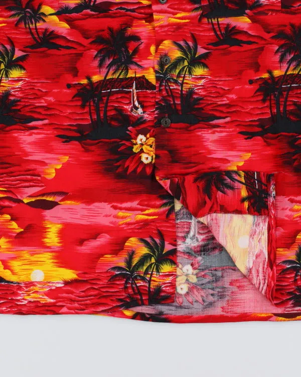 Vintage Aloha Joe Red Hawaiian Shirt - XXL sold by Rokit product image thumbnail 4