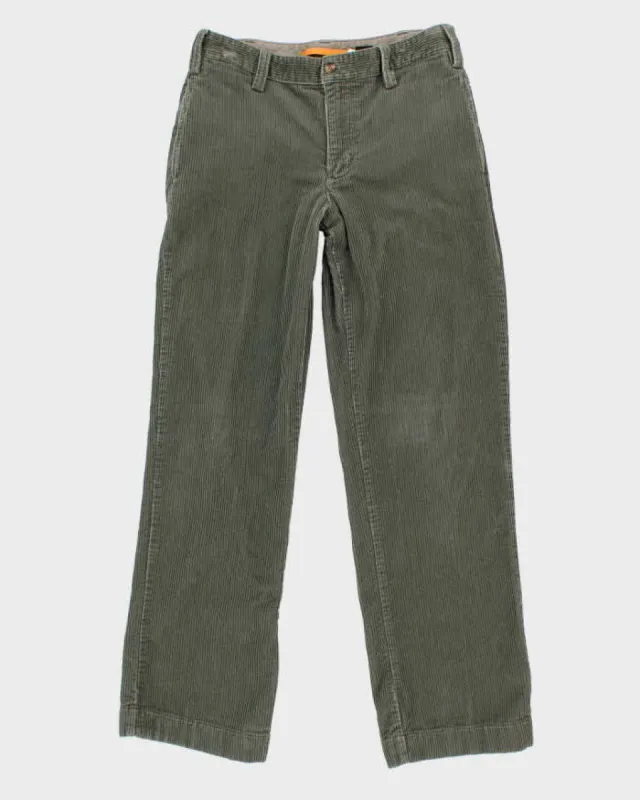 Mens Sage Green Timberland Corduroy Trousers - W30 L32 sold by Rokit