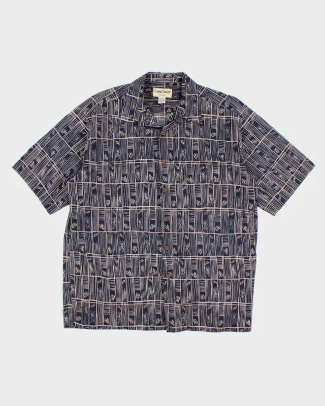 Men's Vintage Blue Hawaiian Shirt - M sold by Rokit