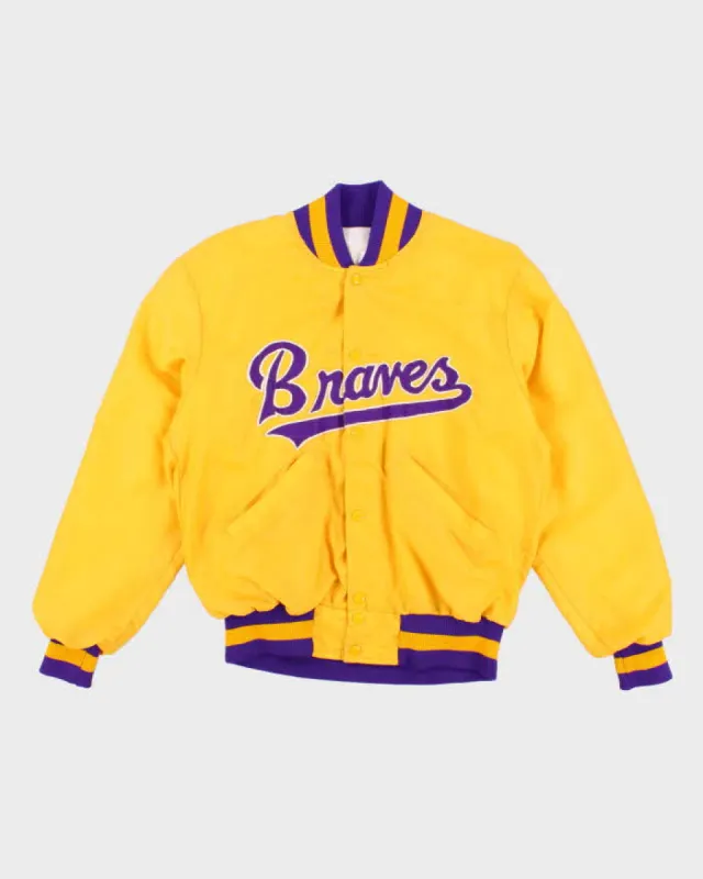 Men's Vintage Braves Bomber Jacket - M sold by Rokit