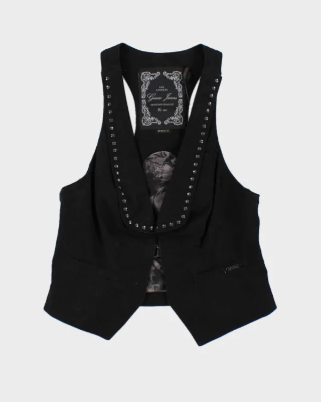 Y2k 00s Guess Studded Waistcoat - XS sold by Rokit