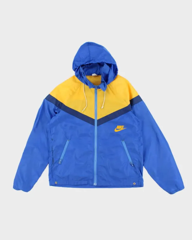 80's Vintage Men's Blue Nike Windbreaker Jacket - M sold by Rokit
