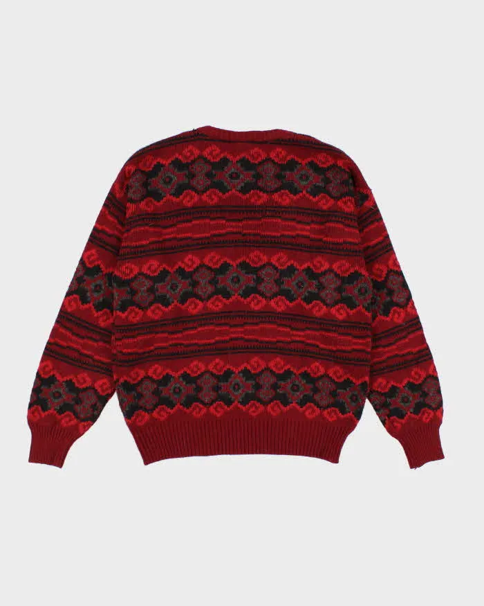 Vintage 90s Maglificio Florence Patterned Jumper - M sold by Rokit product image thumbnail 2