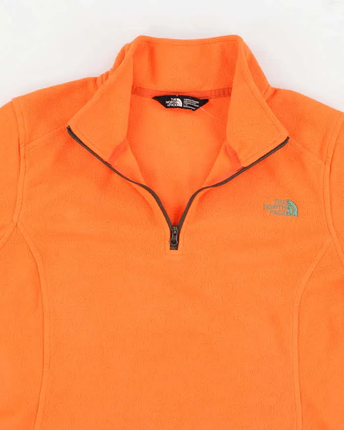Womens Neon Orange The North Face Quarter Zip Fleece - L sold by Rokit product image thumbnail 3