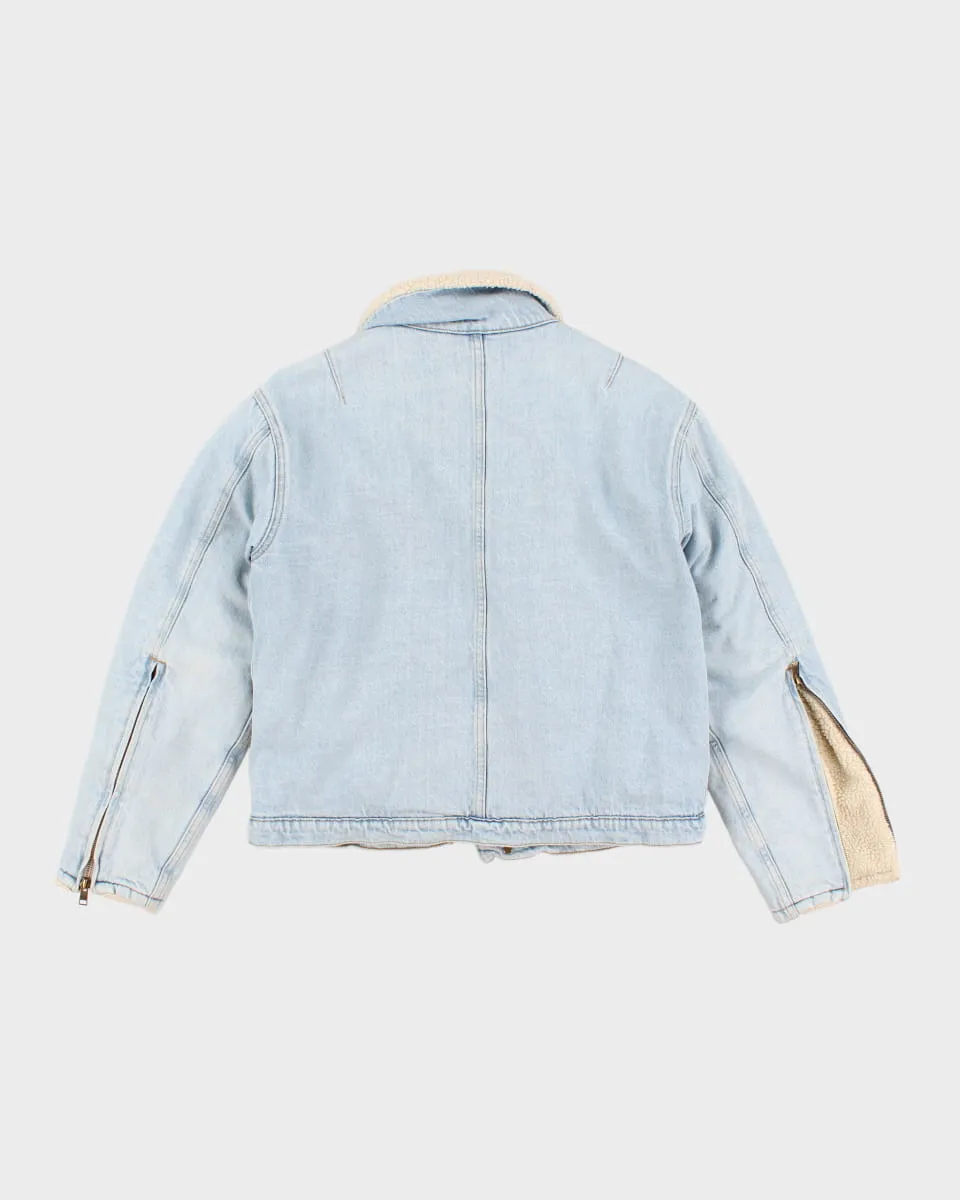 Tna Sherpa Lined Denim Jacket - S sold by Rokit product image thumbnail 2
