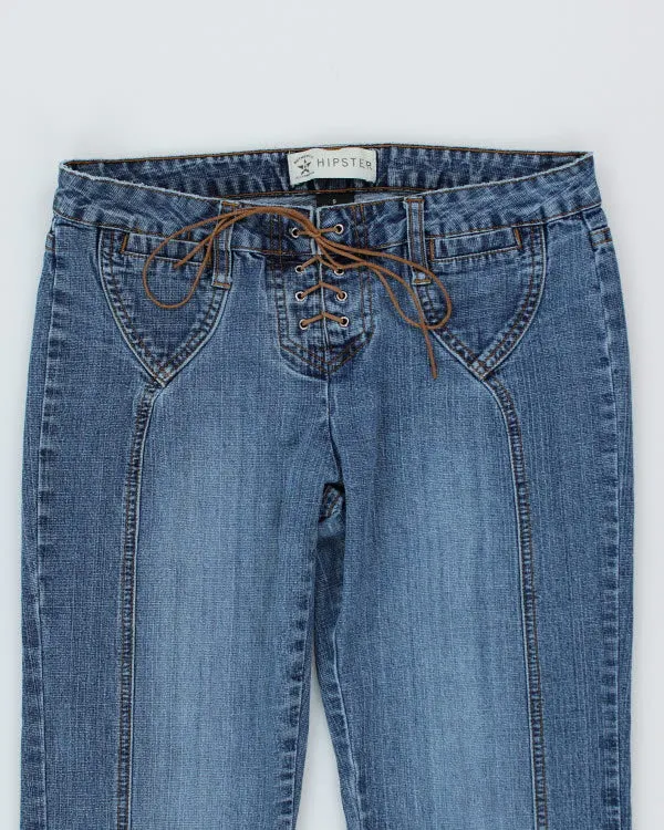 Y2k 00s Authentic Denim Lace-up Jeans - W30 sold by Rokit product image thumbnail 3
