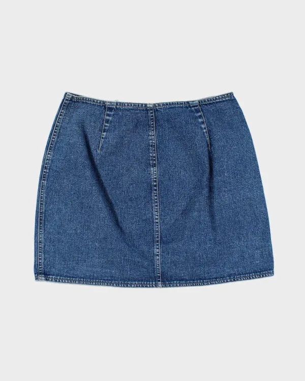 Vintage Y2k 00s Attitude Denim Wrap Skirt - S sold by Rokit product image thumbnail 2